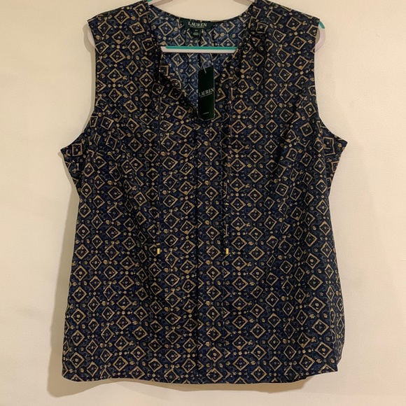 NWT RALPH LAUREN TANK BLOUSE - Picture 1 of 5